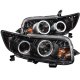 Scion xB 2008-2010 Projector Headlights Black Halo LED
