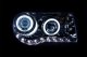 Chrysler 300C 2005-2010 Clear Projector Headlights with Halo and LED