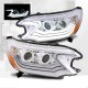 Honda CRV 2012-2013 Projector Headlights Chrome LED DRL