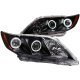Toyota Camry 2007-2009 Black Projector Headlights CCFL Halo