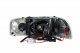 GMC Sierra 2500 1999-2004 Clear Projector Headlights with Halo