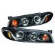 Pontiac Grand Prix 1997-2003 Projector Headlights Black Halo LED