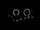 Jeep Grand Cherokee 1999-2004 Projector Headlights Black LED DRL CCFL Halo