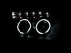 Toyota Highlander 2008-2010 Projector Headlights Black CCFL Halo LED