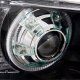 Lexus IS300 2001-2005 Black Projector Headlights Dual Halo LED