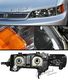 Honda Accord 1994-1997 Black Euro Headlights and Corner Lights Set