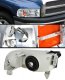 Dodge Ram 2500 1994-2001 Clear Euro Headlights