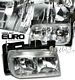 Cadillac Escalade 1999-2000 Clear Euro Headlights