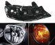 Pontiac G6 2005-2010 Black Euro Headlights