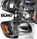Toyota Tacoma 2001-2004 Black Euro Headlights
