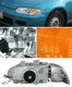 Honda Civic 1992-1995 Clear Euro Headlights and Corner Lights Set