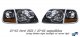 Ford Expedition 1997-2002 Depo Black Euro Headlights