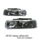 Chevy Tahoe 2000-2006 Black Euro Headlights