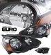Acura RSX 2002-2004 Depo JDM Black Euro Headlights