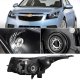Chevy Cruze 2011-2015 Black Euro Headlights