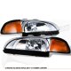 Honda Civic Sedan 1992-1995 Clear Euro Headlights