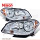 Chevy Malibu 2008-2012 Clear Euro Headlights