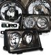 Mercedes Benz E Class 1986-1993 Smoked Euro Headlights