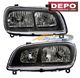 Toyota RAV4 1998-2000 Depo Black Euro Headlights