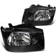 VW Jetta 1999-2004 Depo Black Euro Headlights