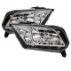Ford Mustang 2010-2012 Clear Euro Headlights with LED
