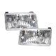 Ford F150 1992-1996 Clear Euro Headlights