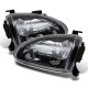 Honda Del Sol 1993-1997 Black Euro Headlights