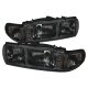 Chevy Caprice 1991-1996 Smoked Euro Headlights with LED