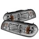 Ford Mustang 1987-1993 Clear Euro Headlights with LED