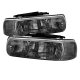 Chevy Silverado 1999-2002 Smoked Crystal Headlights