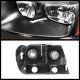 Jeep Grand Cherokee 1999-2004 Black Euro Headlights