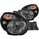Subaru Impreza 2002-2003 Black Euro Headlights