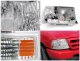 Ford Ranger 1998-2000 Clear Euro Headlights and Bumper Lights Set