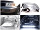 Ford F150 1997-2003 Chrome Crystal Headlights LED DRL