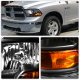 Dodge Ram 2009-2012 Black Headlights