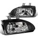 Honda Civic 1992-1995 JDM Black Euro Headlights