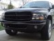 Dodge Durango 1998-2003 Black Headlights One Piece