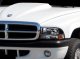 Dodge Dakota 1997-2004 Black Headlights One Piece