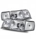 Lexus LS400 1993-1994 Chrome Crystal Headlights and Corner Lights