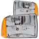 Chevy Blazer 1995-1997 Clear Euro Headlights
