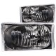 Ford F250 Super Duty 1999-2004 Crystal Headlights Black