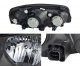 Hyundai Elantra 2004-2006 Black Replacement Headlights