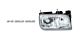 GMC Yukon Denali 1999-2000 Right Passenger Side Replacement Headlight