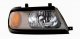 Mitsubishi Montero Sport 2000-2004 Black Right Passenger Side Replacement Headlight
