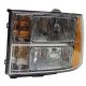 GMC Sierra 2007-2011 Left Driver Side Replacement Headlight