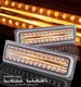 Chevy Tahoe 1995-1999 Clear LED Style Front Bumper Lights