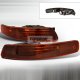 Acura Integra 1998-2001 Smoked Amber Front Bumper Lights