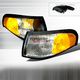 Ford Mustang 1994-1998 Depo Black Corner Lights
