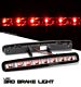Ford Mustang 2005-2009 Clear LED Third Brake Light Black Trim