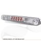 Chevy 1500 Pickup 1988-1998 Clear LED Third Brake Light
